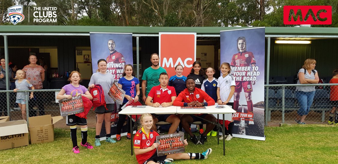 United Clubs Program - Adelaide United at Hahndorf Soccer Club