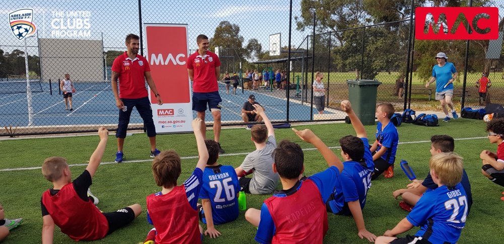 United Clubs Program - Adelaide United at Adelaide Comets