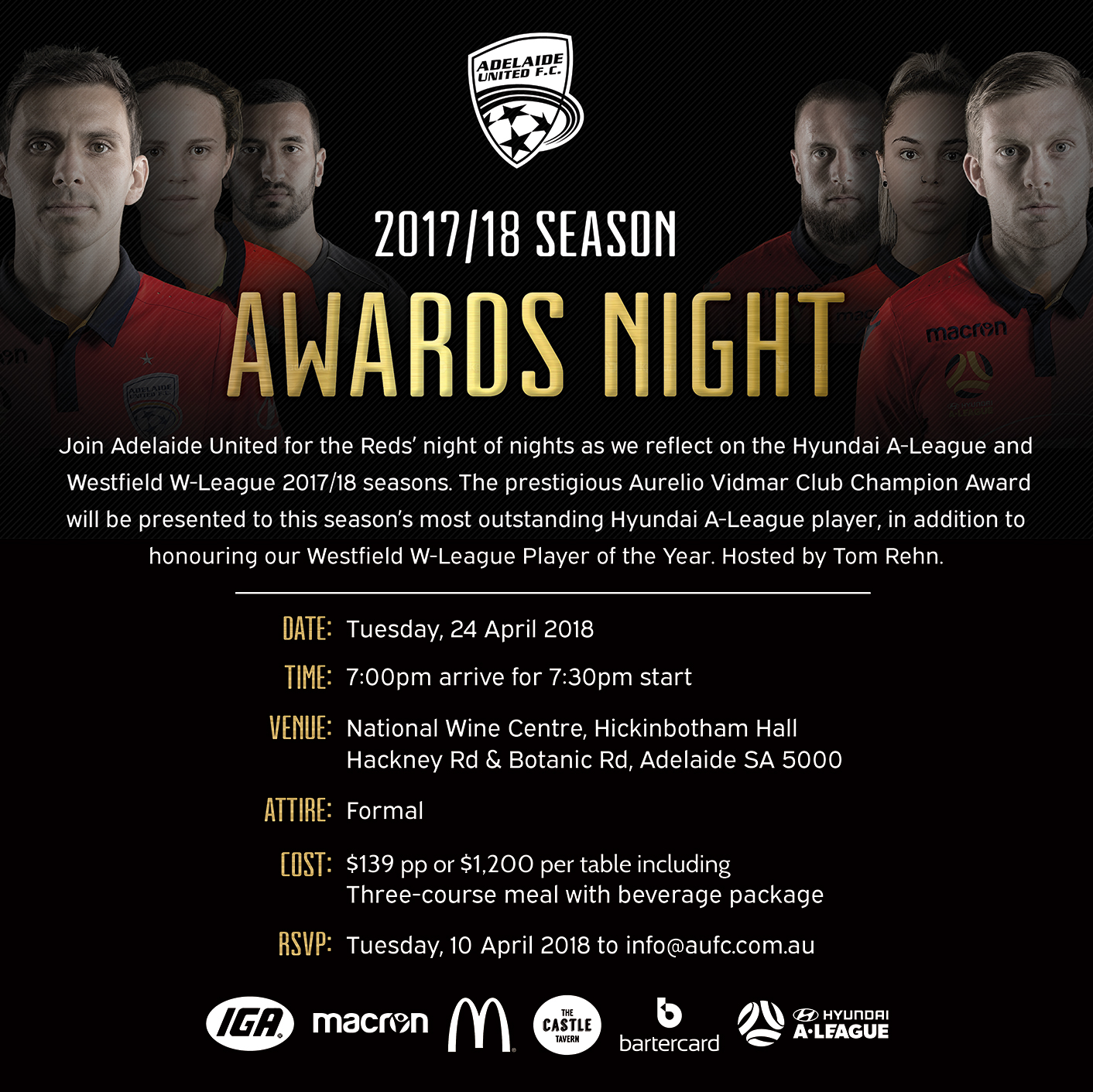 2017/18 Adelaide United Awards Night