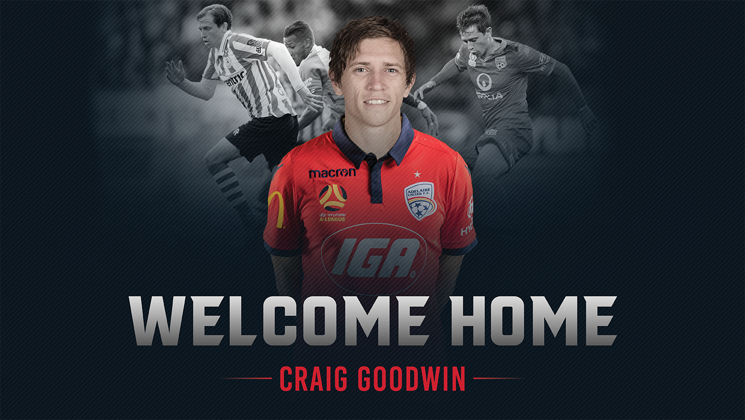 Craig Goodwin returns to Adelaide United