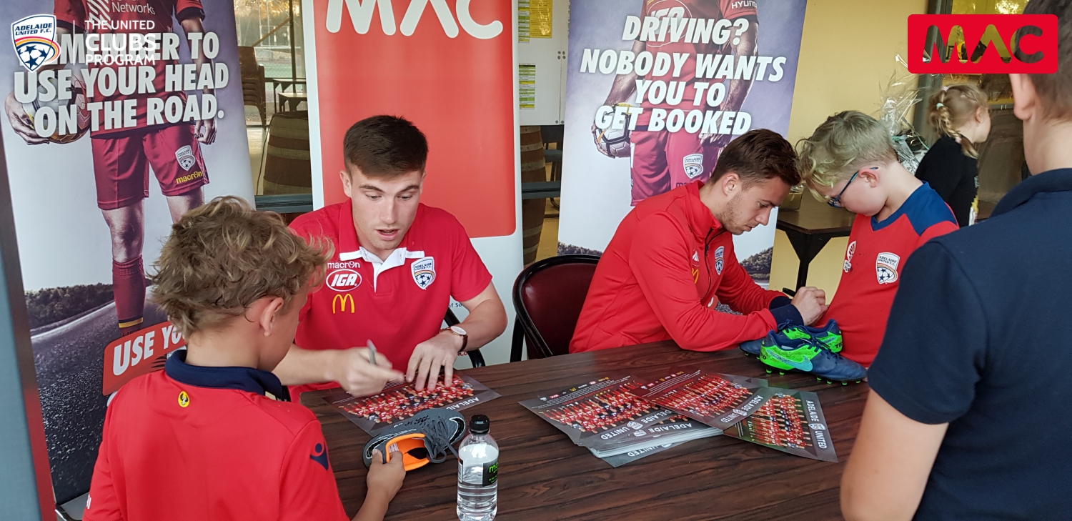 Adelaide United - United Clubs Program - One Tree Hill visit