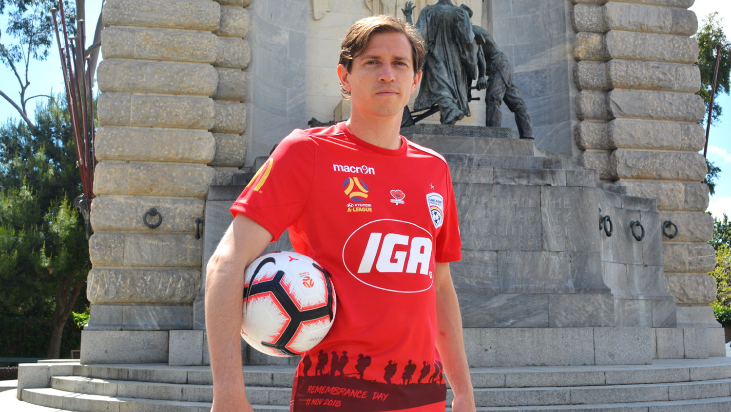 Adelaide United Remembrance Round 2018 jersey