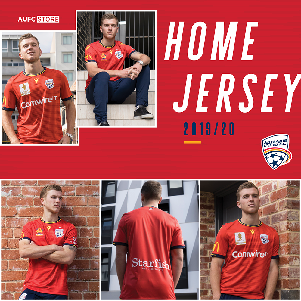 Adelaide United 2019/20 Home Jersey