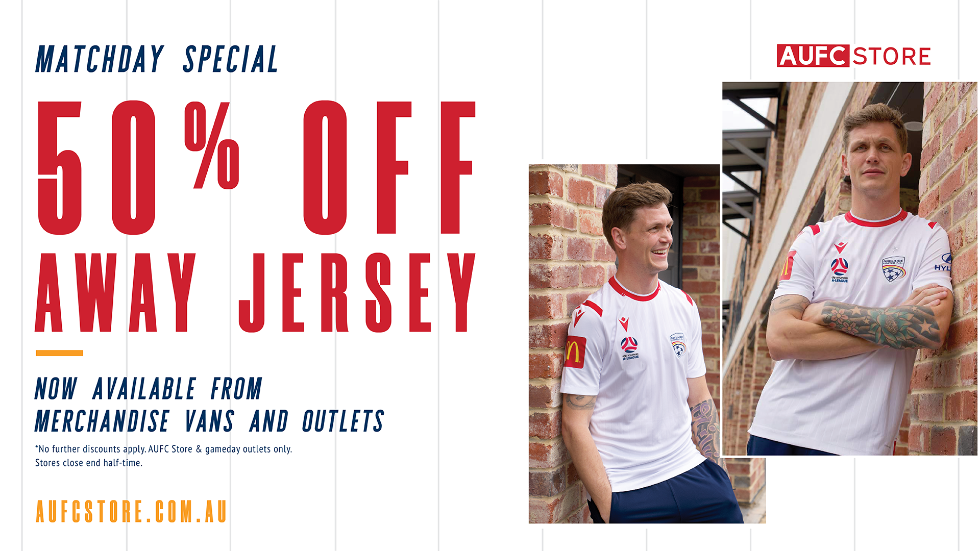 Adelaide United away jersey 50% off