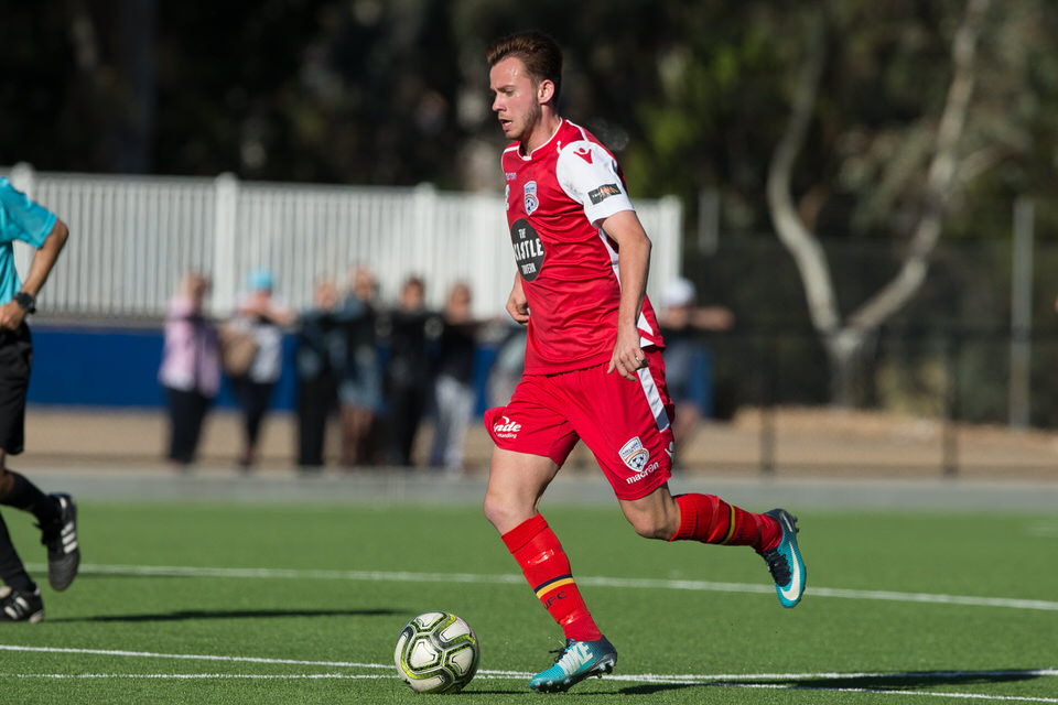 Lachlan Brook Adelaide United Youth vs Campbelltown City NPL