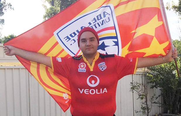 Jano’s love for the Reds is rare, so rare, in fact, that Jano’s only connection to South Australia is through United, as he lives in Western Sydney!