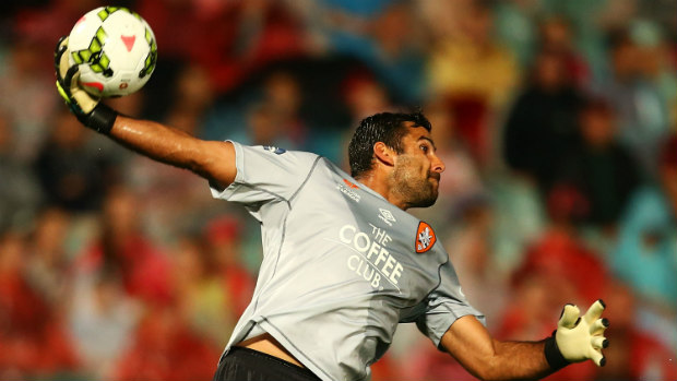 Brisbane Roar goalkeeper Jamie Young.