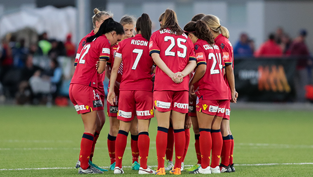 Adelaide United's Women were beaten 1-4 by Perth Glory // Photo by Adam Butler