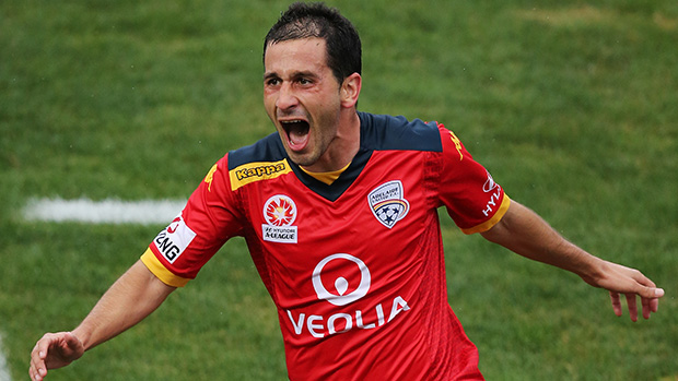 Sergio Cirio has been involved in more goals than any other Adelaide player.