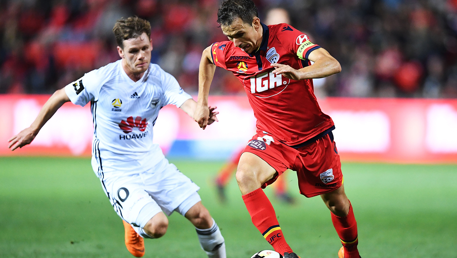 Isaias Adelaide United vs Wellington Phoenix