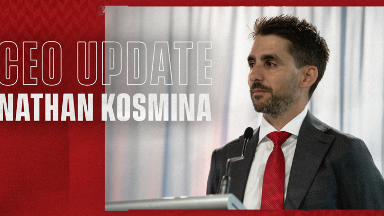 CEO Update Nathan Kosmina Adelaide United