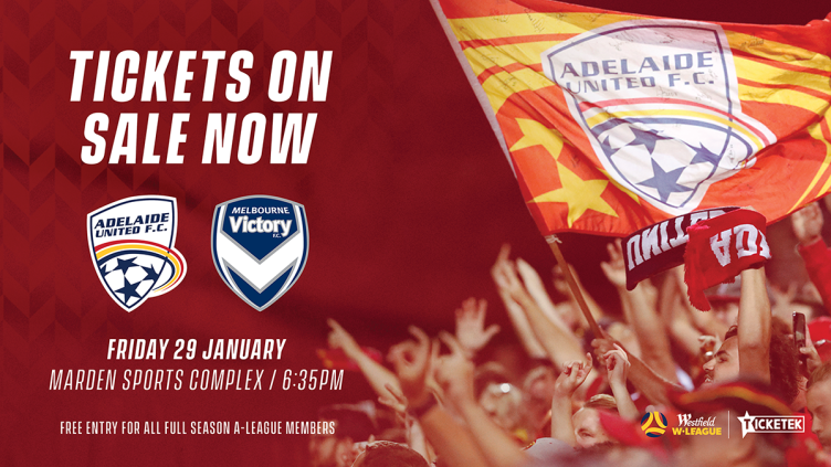 Adelaide United Women vs Melbourne Victory women tickets on sale