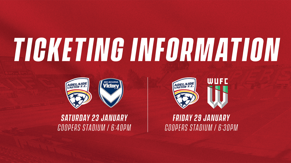 Member ticketing info - Adelaide United