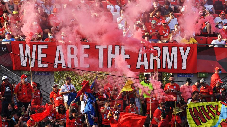 Adelaide United Red Army Coopers Stadium