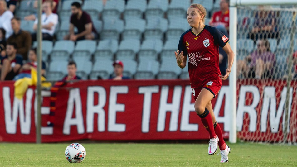 Maruschka Waldus Adelaide United vs Melbourne Victory