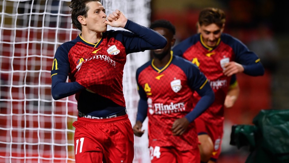 Craig Goodwin Adelaide United vs Newcastle Jets | A-League 2021