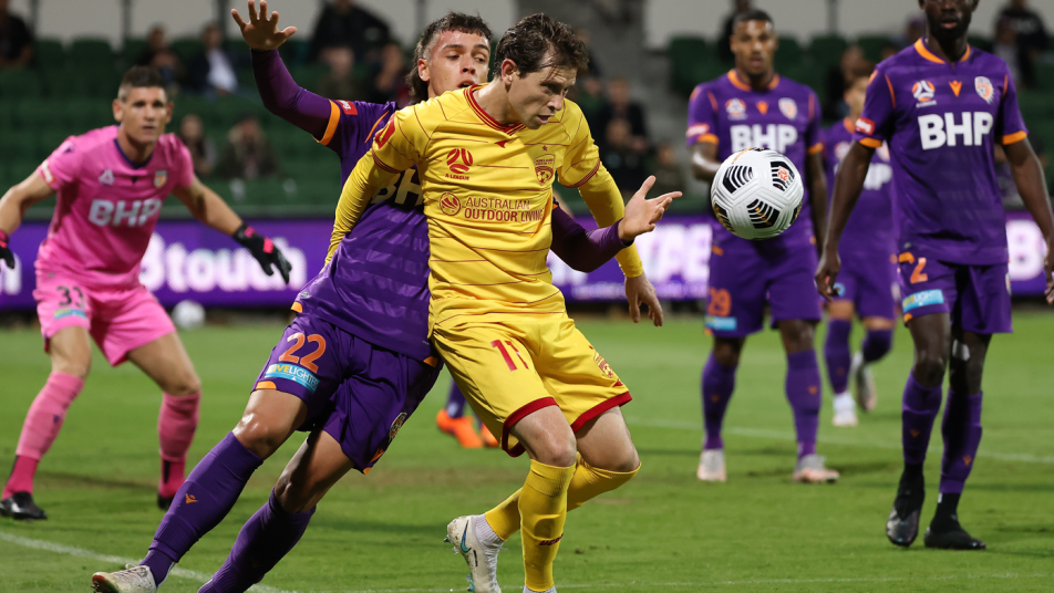 Craig Goodwin Adelaide United vs Perth Glory