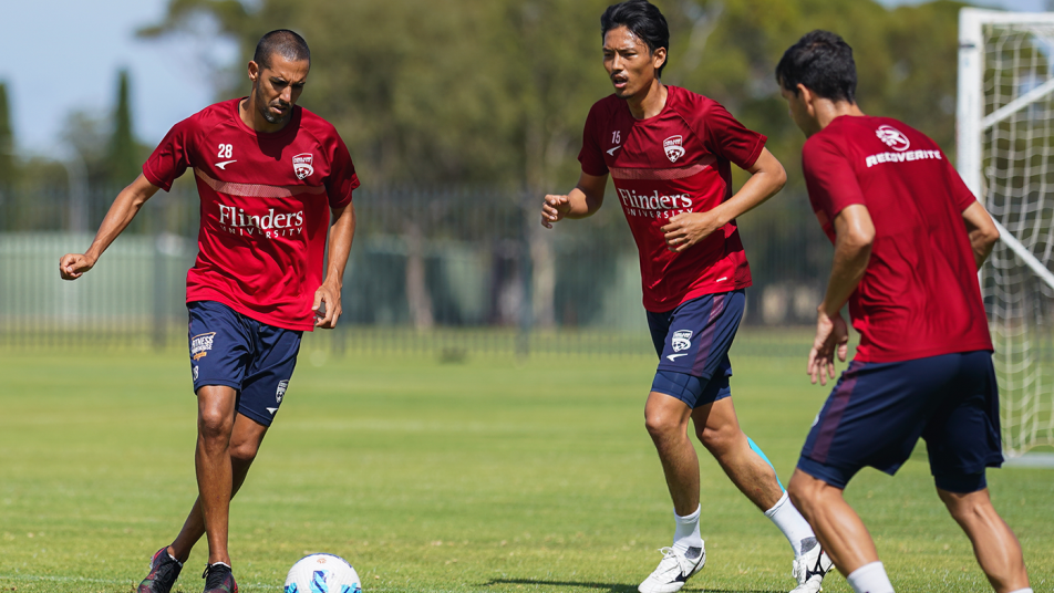 Adelaide United training