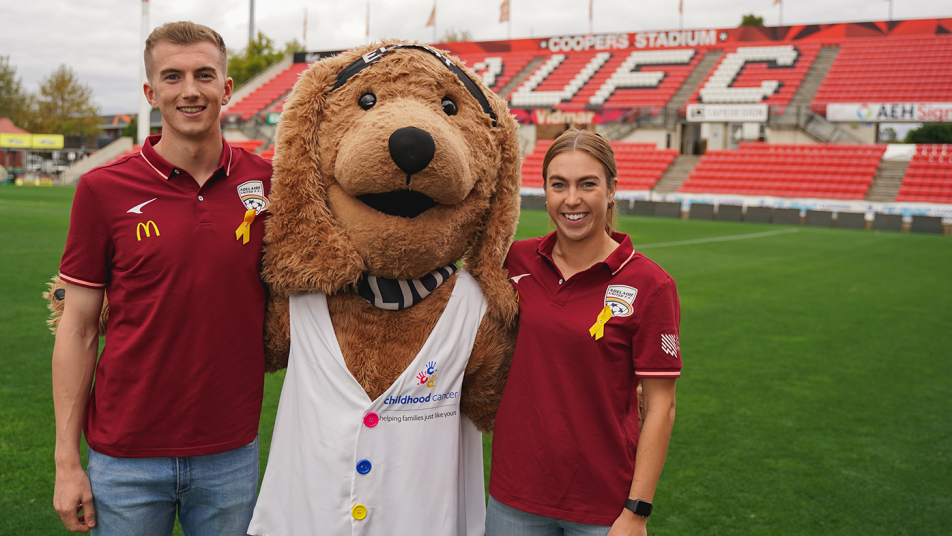 Matilda McNamara and Joe Gauci