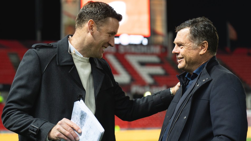 Robbie Cornthwaite and Carl Veart at Coopers Stadium.