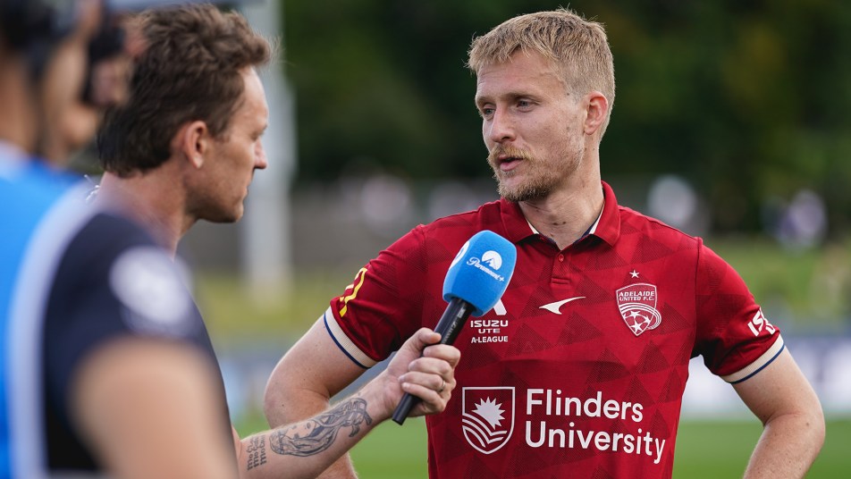 Ben Halloran against Macarthur FC.