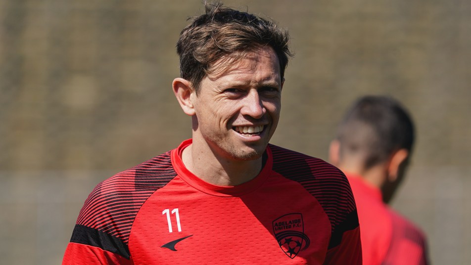 Craig Goodwin in training for the Reds.