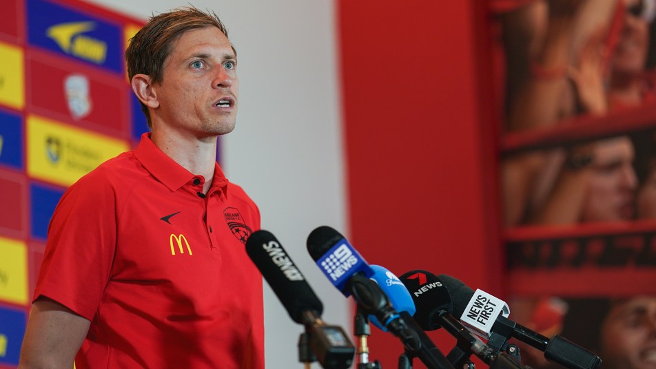 Craig Goodwin spoke to media at Coopers Stadium ahead of Round 4.