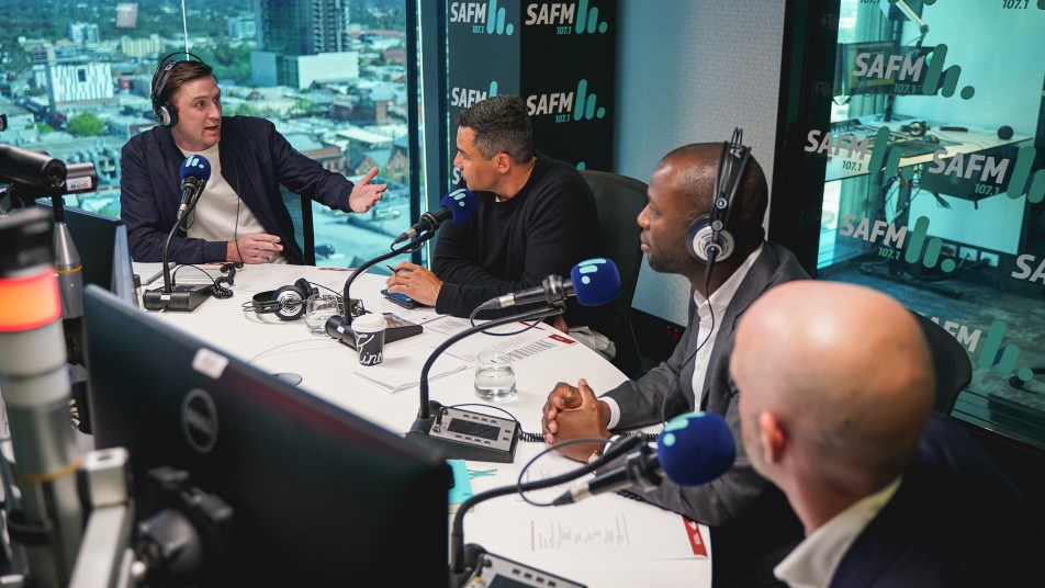 The Round Table in the Triple M / SAFM studios.