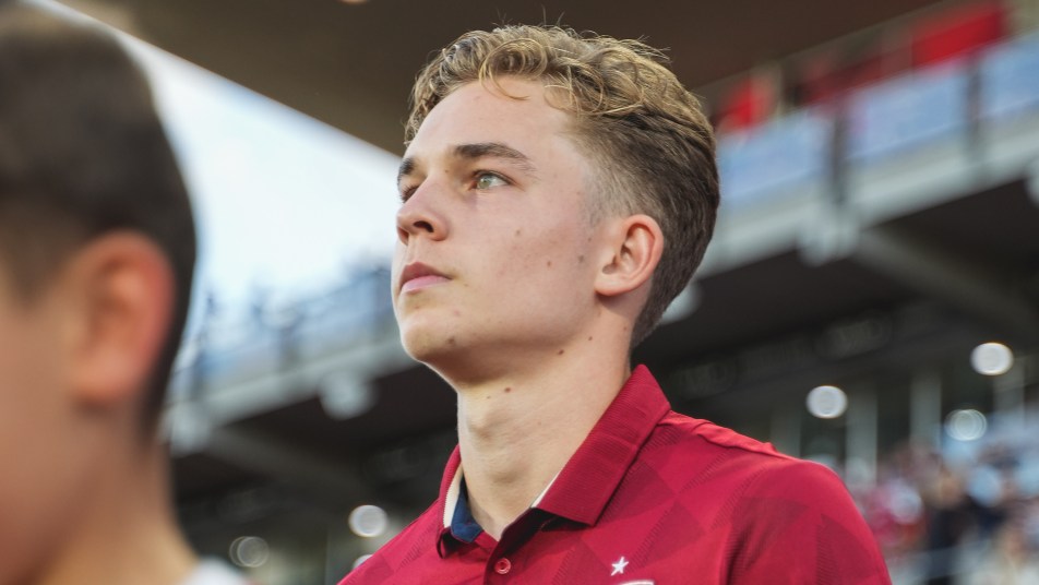Ethan Alagich lived-out a childhood dream by making his starting debut for the Reds against Melbourne Victory at Coopers Stadium.