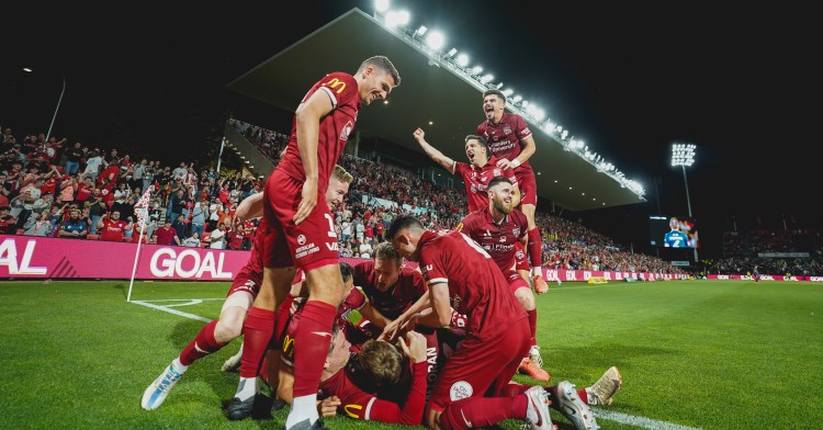 Adelaide United roared to victory at Coopers Stadium in Round 6.