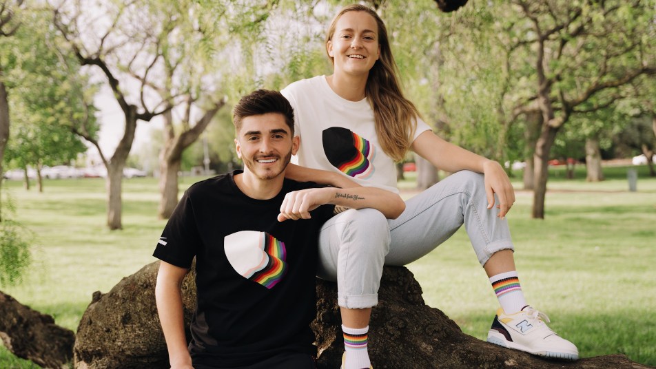 Josh Cavallo and Isabel Hodgson.