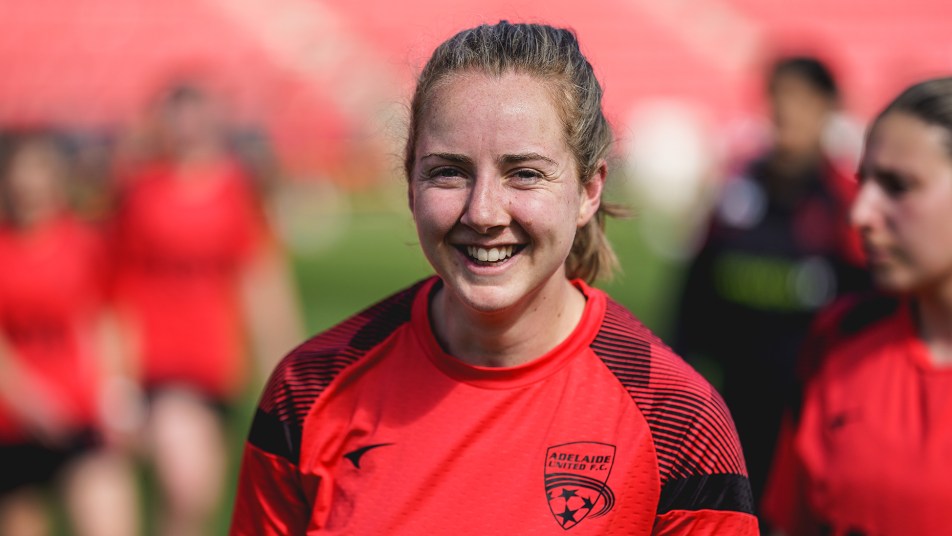 Dylan Holmes loves representing Adelaide United.