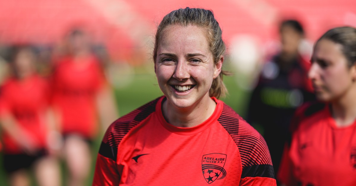 Dylan Holmes loves representing Adelaide United.