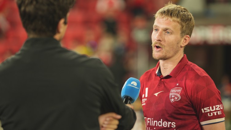 Fresh from being awarded Player of the Match by Paramount+, Adelaide United forward, Ben Halloran, spoke with Max Burford about Saturday night’s match against Melbourne Victory.