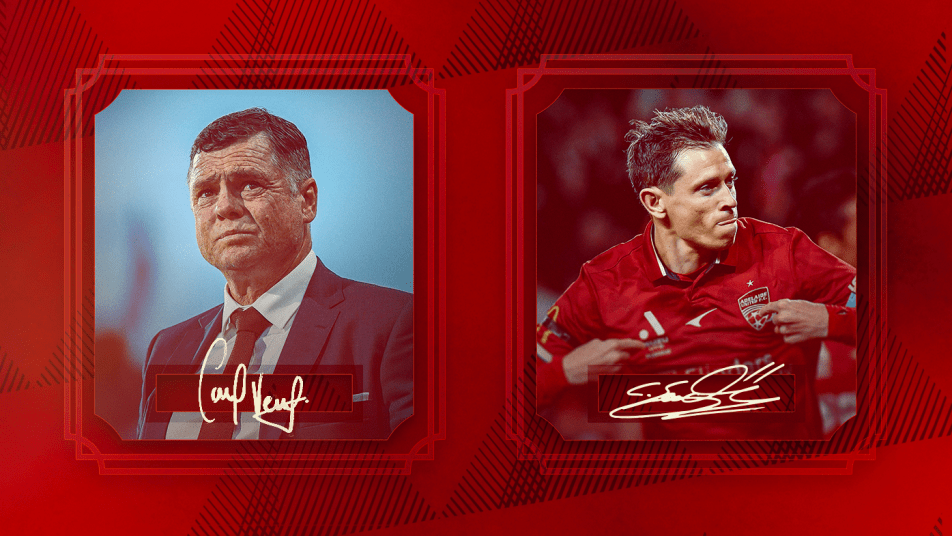 Adelaide United Head Coach, Carl Veart, and Men's Captain, Craig Goodwin, have taken out top awards at the 2023 Dolan Warren Awards.