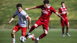 Young Reds respond after long-range stunner to draw to Polonia