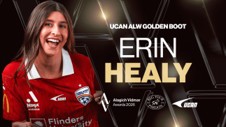 Alagich Vidmar 2025/26 UCAN ALW Golden Boot: Erin Healy