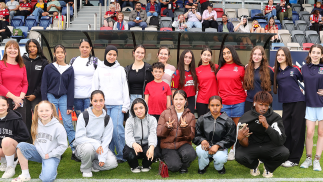 Empowering Girls Through Football Program celebrated at Adelaide United’s home opener